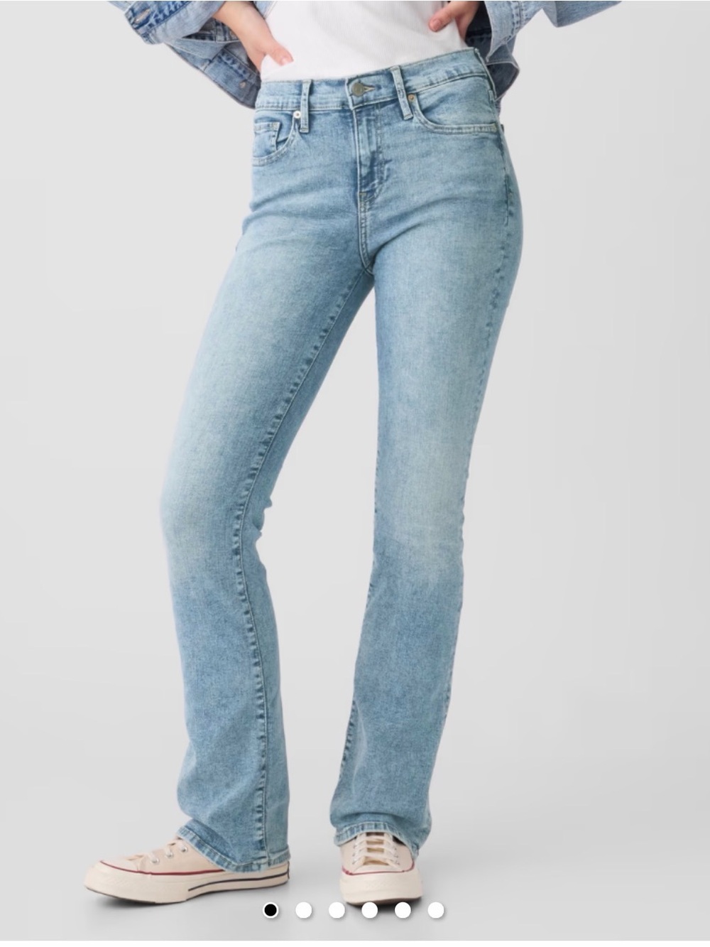 GAP Light Wash Baby Bootcut Jeans